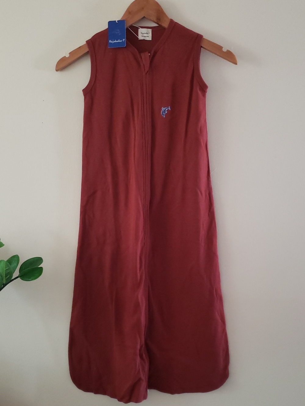 Hajakadas Y NWT 100% Cotton Sleeveless Sleep Sack - Burnt Orange - 18 - 24 M